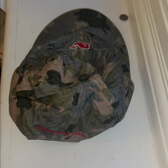 Vineyard Vines Camouflage Cap with Pink Logo - Picture 2 of 4